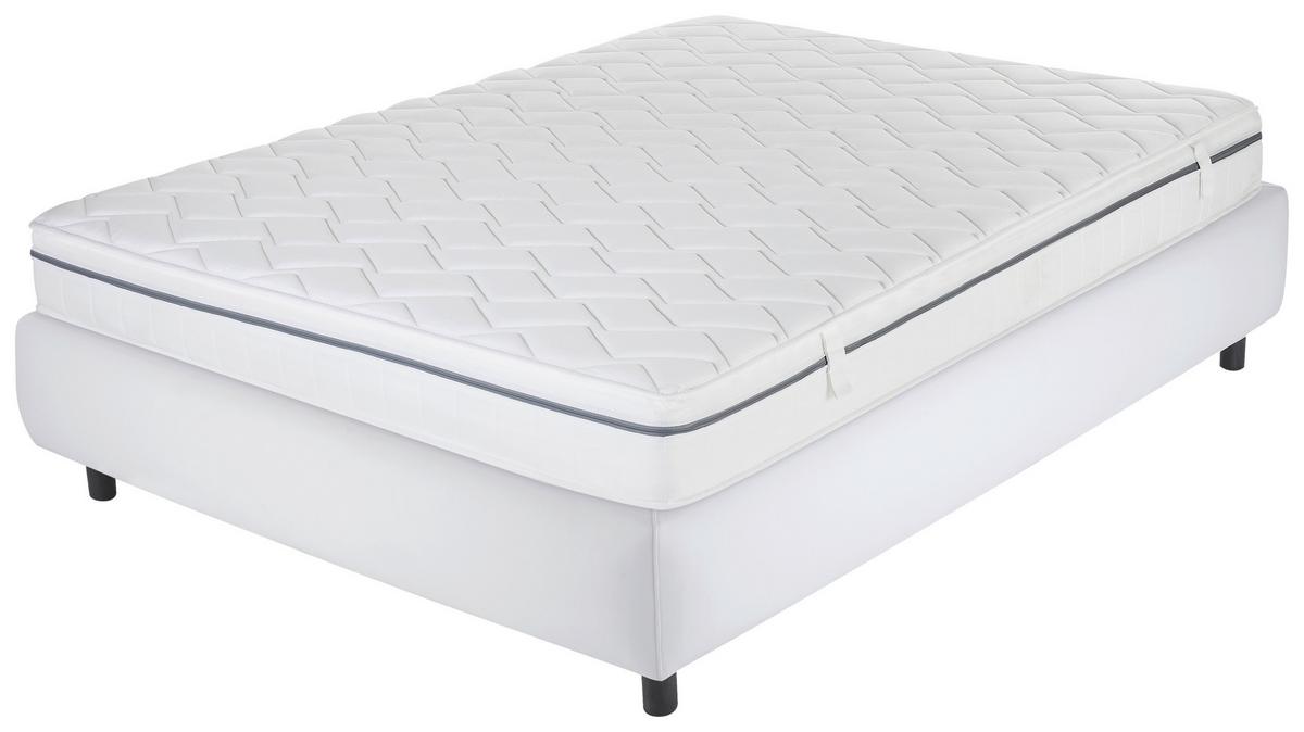 Kaltschaummatratze Air Wave H2/3 ca. 160x200cm - Weiß, Basics, Textil (160/200cm) - MID.YOU
