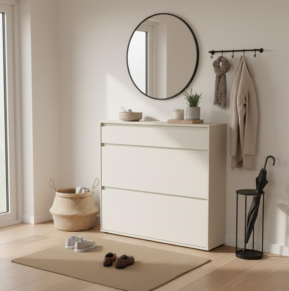 Ormar Za Cipele Zapato - kašmir, Design, drvni materijal (111,5/96,8/35,3cm) - Modern Living