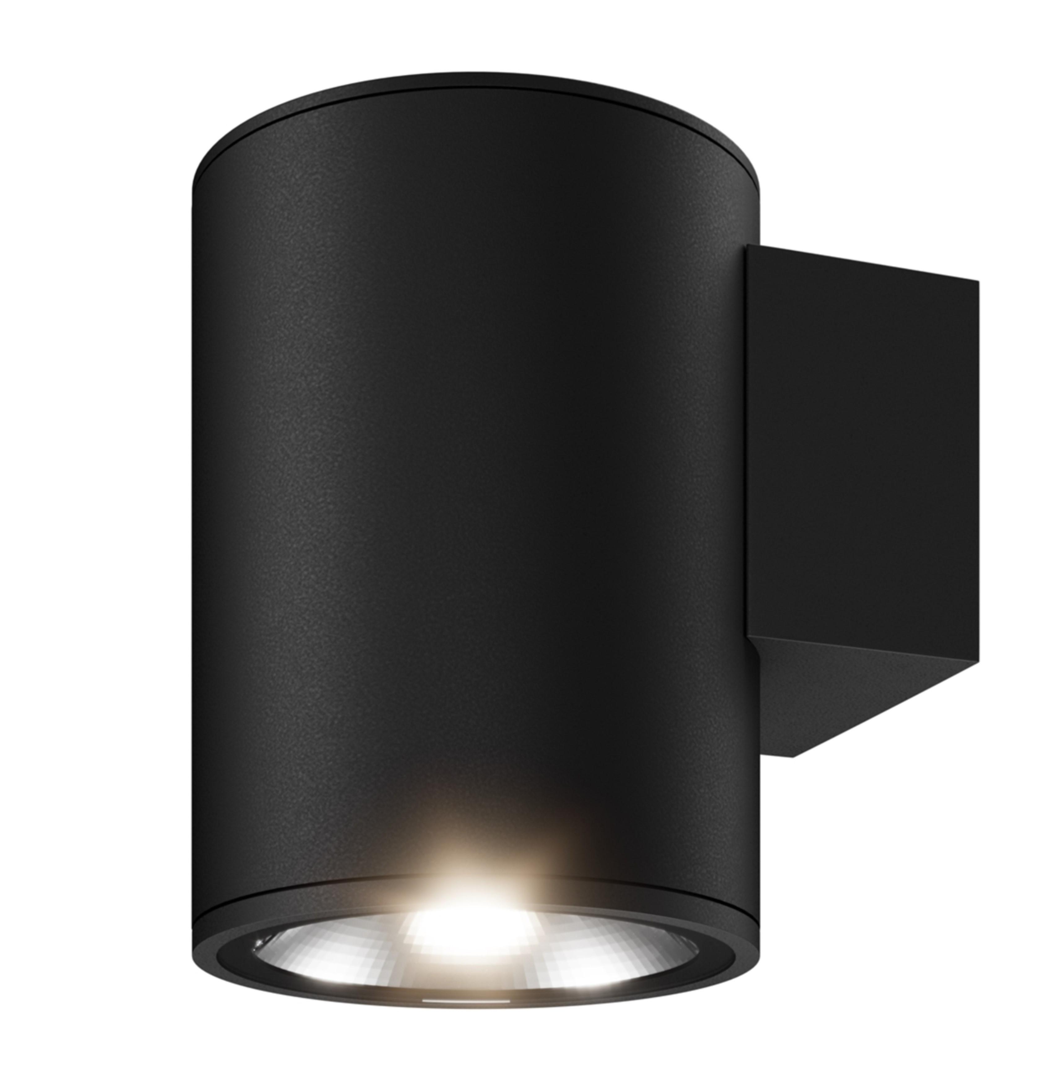 Außenwandleuchte Shim Graphitfarben max. 24 Watt - Graphitfarben, Basics, Glas/Metall (11,7/12/9cm) - MAYTONI