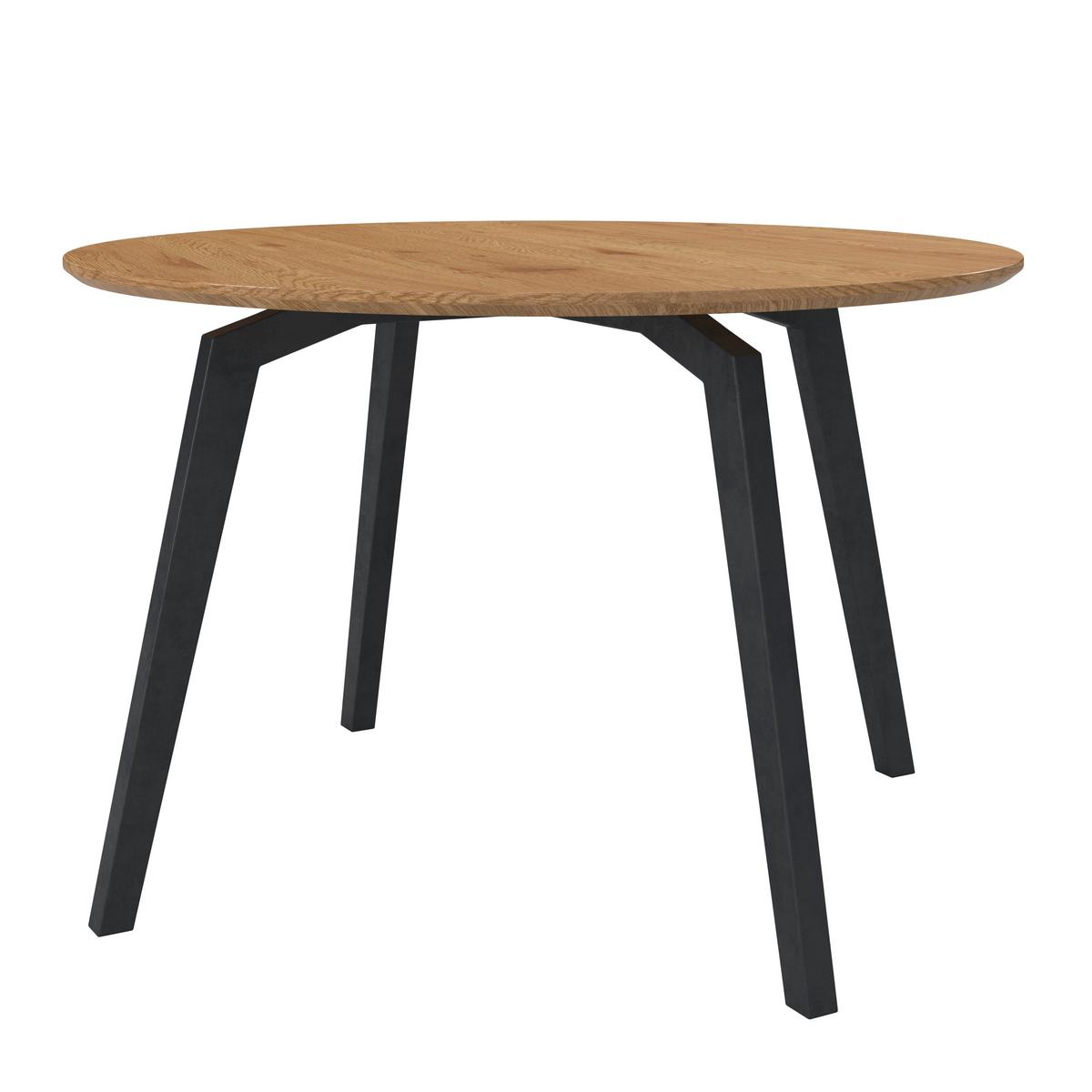 Stol Za Blagovaonicu Elian - boje hrasta/crna, Moderno, drvni materijal/metal (120/76cm) - Bessagi Home