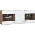 Viseča Vitrina Avensis - aluminij/bela, Moderno, umetna masa/steklo (140/52/37,1cm) - Mömax modern living Viseča Vitrina Avensis - aluminij/bela, Moderno, umetna masa/steklo (140/52/37,1cm) - Mömax modern living
