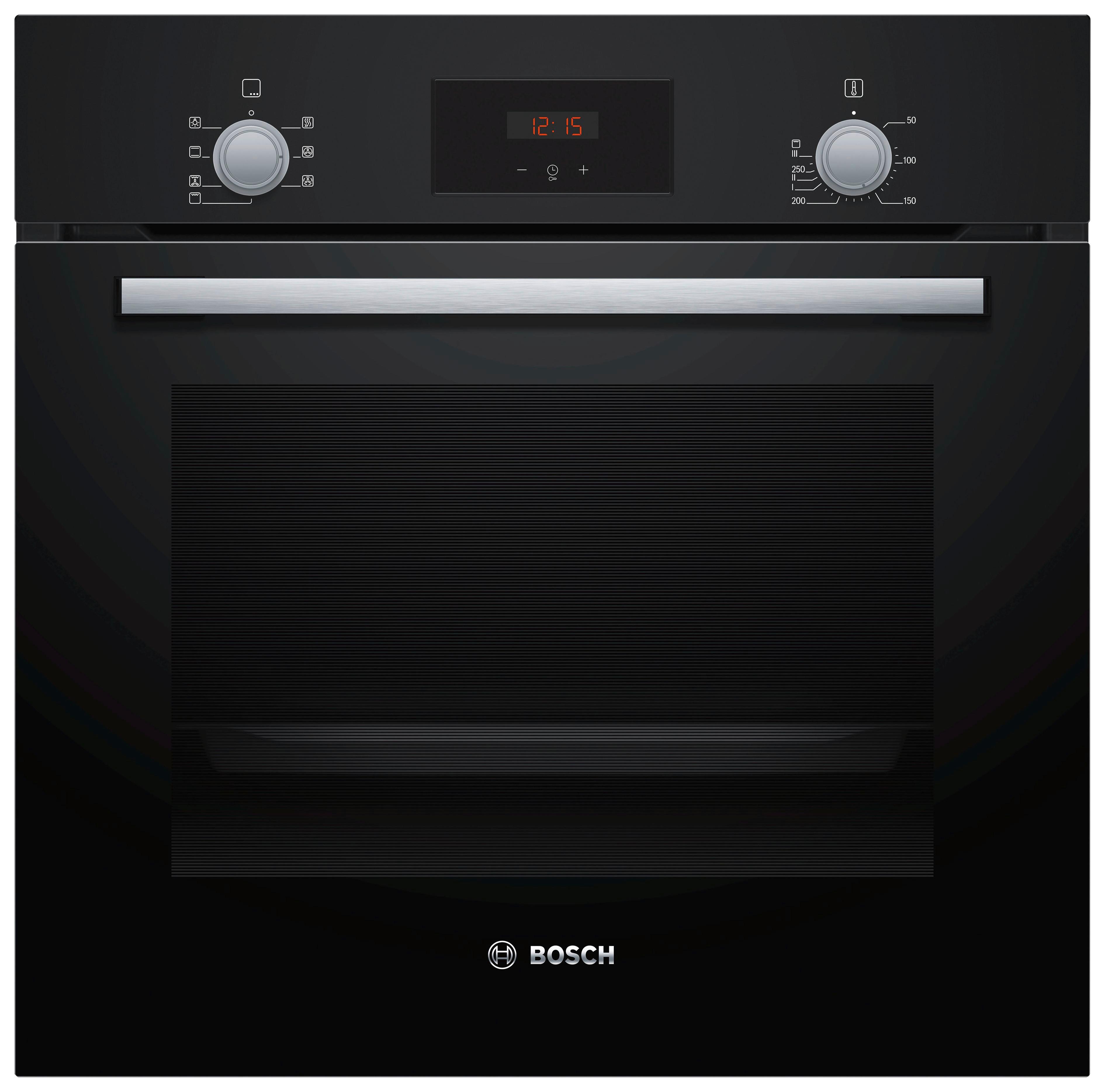 Backofenset HBD234FB65 in Schwarz - Schwarz, Basics (60cm) - Bosch