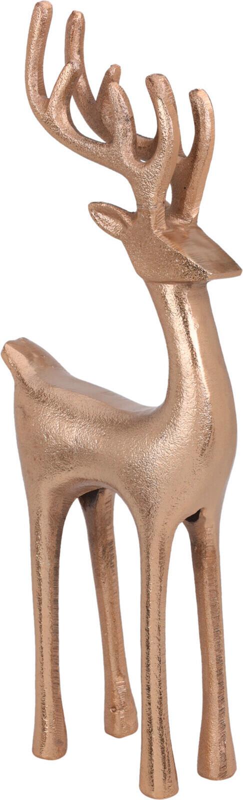 Dekor Szarvas Deer Gold - aranyszínű, fém (14/6/35cm)