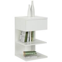 Nachtkästchen in Weiß - Weiß, MODERN, Holzwerkstoff (39/65/39cm) - Mömax
