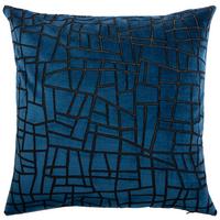 Kissenhülle Georg Blau ca. 50x50cm - Blau, Textil (50/50cm)