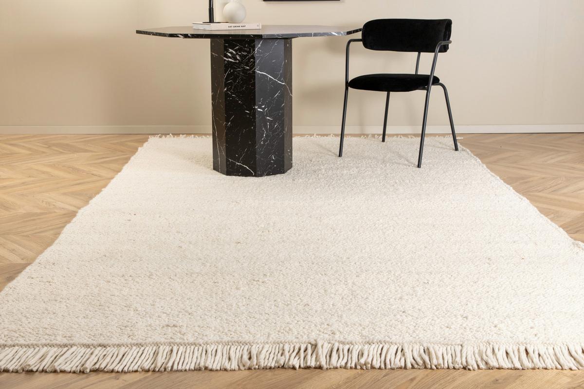 HOCHFLORTEPPICH BETINA - Weiß, LIFESTYLE, Textil (160/230cm) - P & B