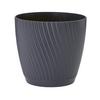Okrasni Lonček Mira Complete Eco 15 - antracit, Konvencionalno, umetna masa (14,8/13,7cm) - Mömax