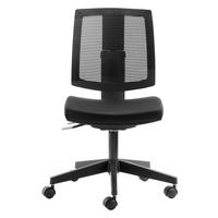 Drehstuhl My Ladylike Schwarz - Schwarz, MODERN, Kunststoff/Textil (65/88-97/64cm) - MID.YOU