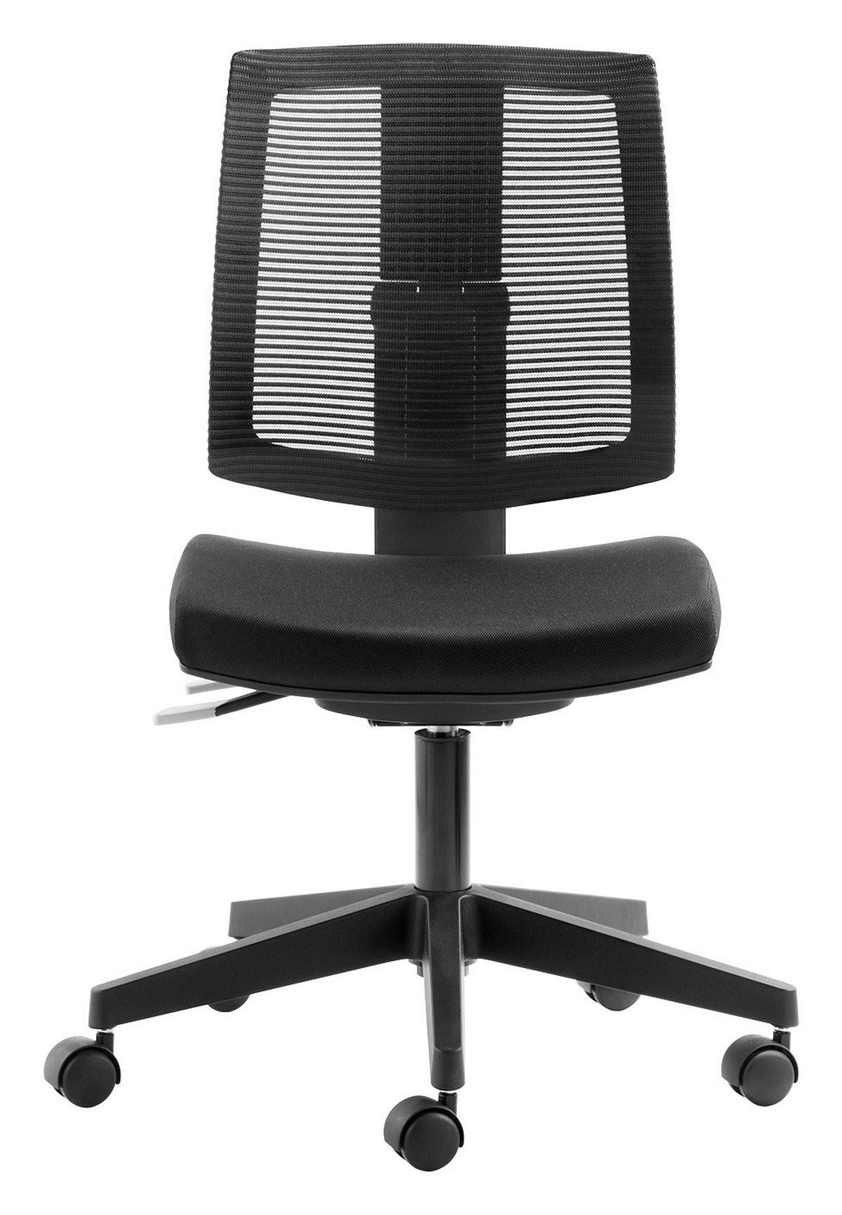 Drehstuhl My Ladylike Schwarz - Schwarz, MODERN, Kunststoff/Textil (65/88-97/64cm) - MID.YOU