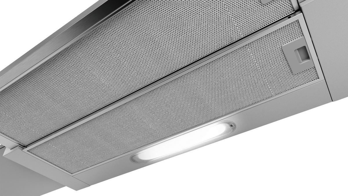 Dunstabzugshaube DFT93AC50 in Silber - Silberfarben, Basics (89,8/18/28cm) - Bosch