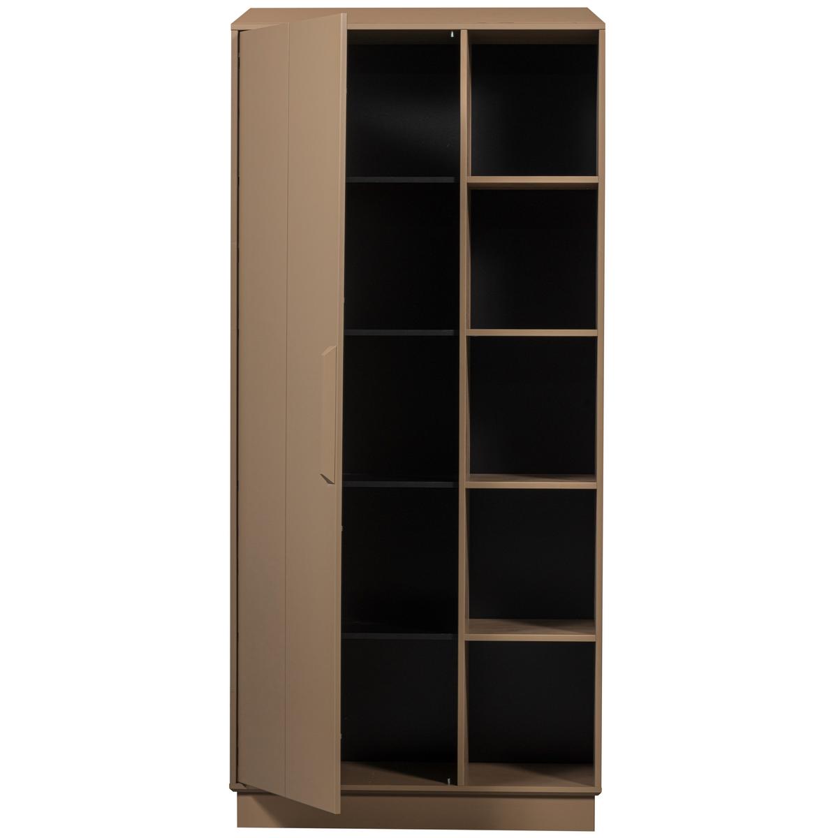 Garderobenschrank Lowen Schlammfarben B: 100 cm - Schlammfarben, Design, Holz/Holzwerkstoff (100/221/44cm) - Livetastic