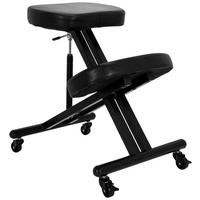 Pisarniški Stolček Otrhoni, Črna - črna, Basics, kovina/umetna masa (46/54-65/63cm) - MID.YOU