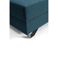 Tabure Mohito - petrolej/krom, Moderno, kovina/tekstil (64/43/92cm) - Premium Living Tabure Mohito - petrolej/krom, Moderno, kovina/tekstil (64/43/92cm) - Premium Living