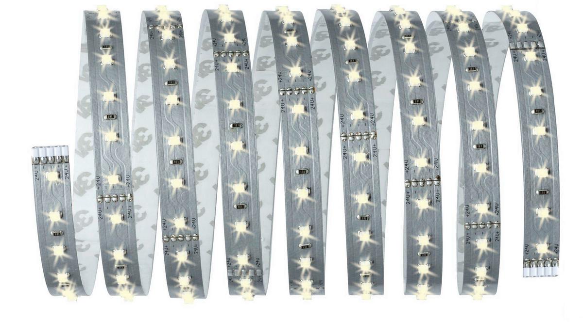 LED-Strip 70827 in Silberfarben max. 16 Watt - Silberfarben, Basics, Kunststoff (250cm) - Paulmann