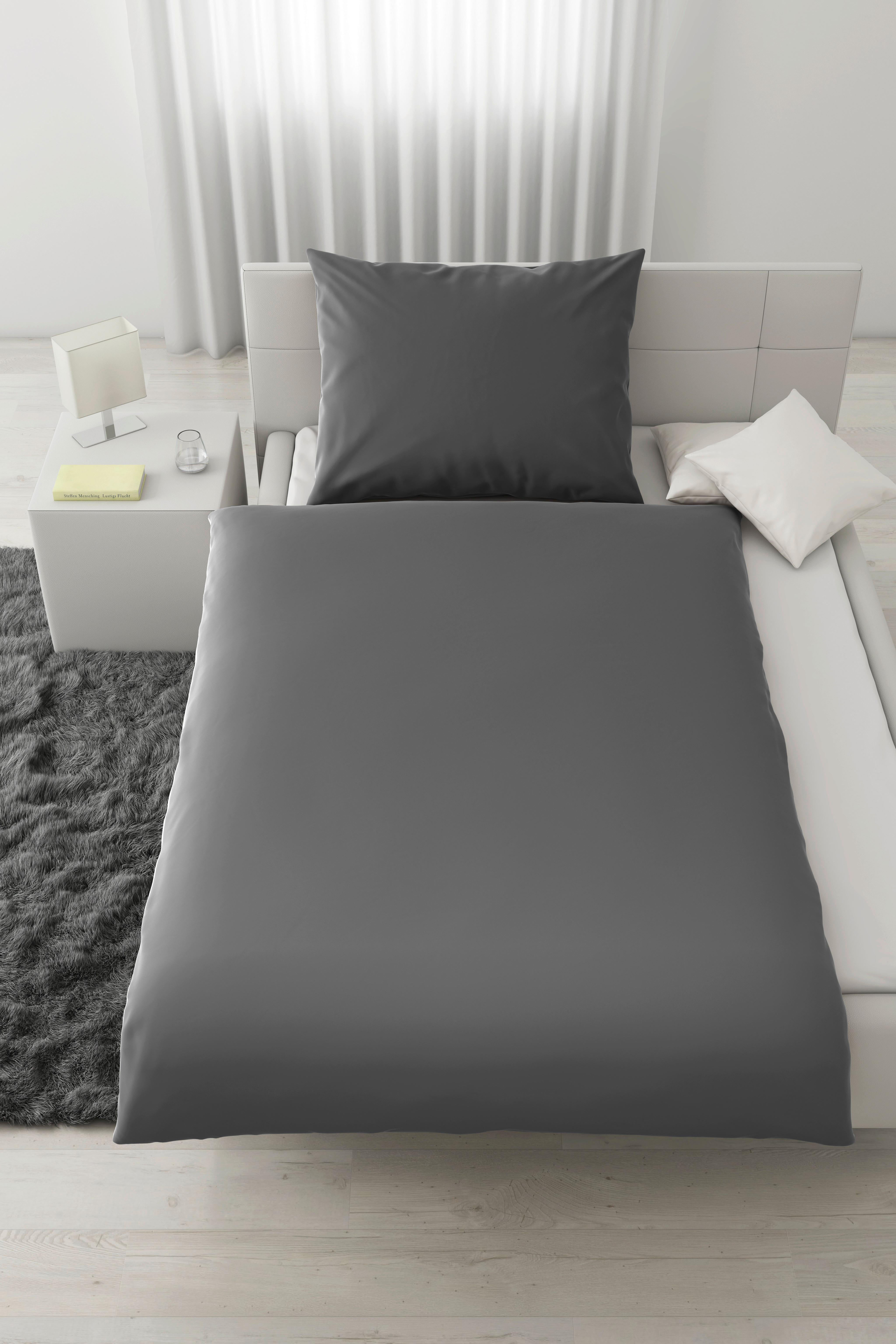 Posteljnina Victoria - antracit, Moderno, tekstil (140/200cm) - Mömax