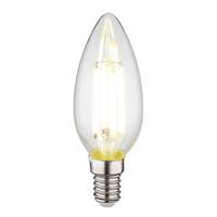 Led Žarulja E14 10577ck - prozirno, staklo/metal (3,5/9,8cm) - Globo