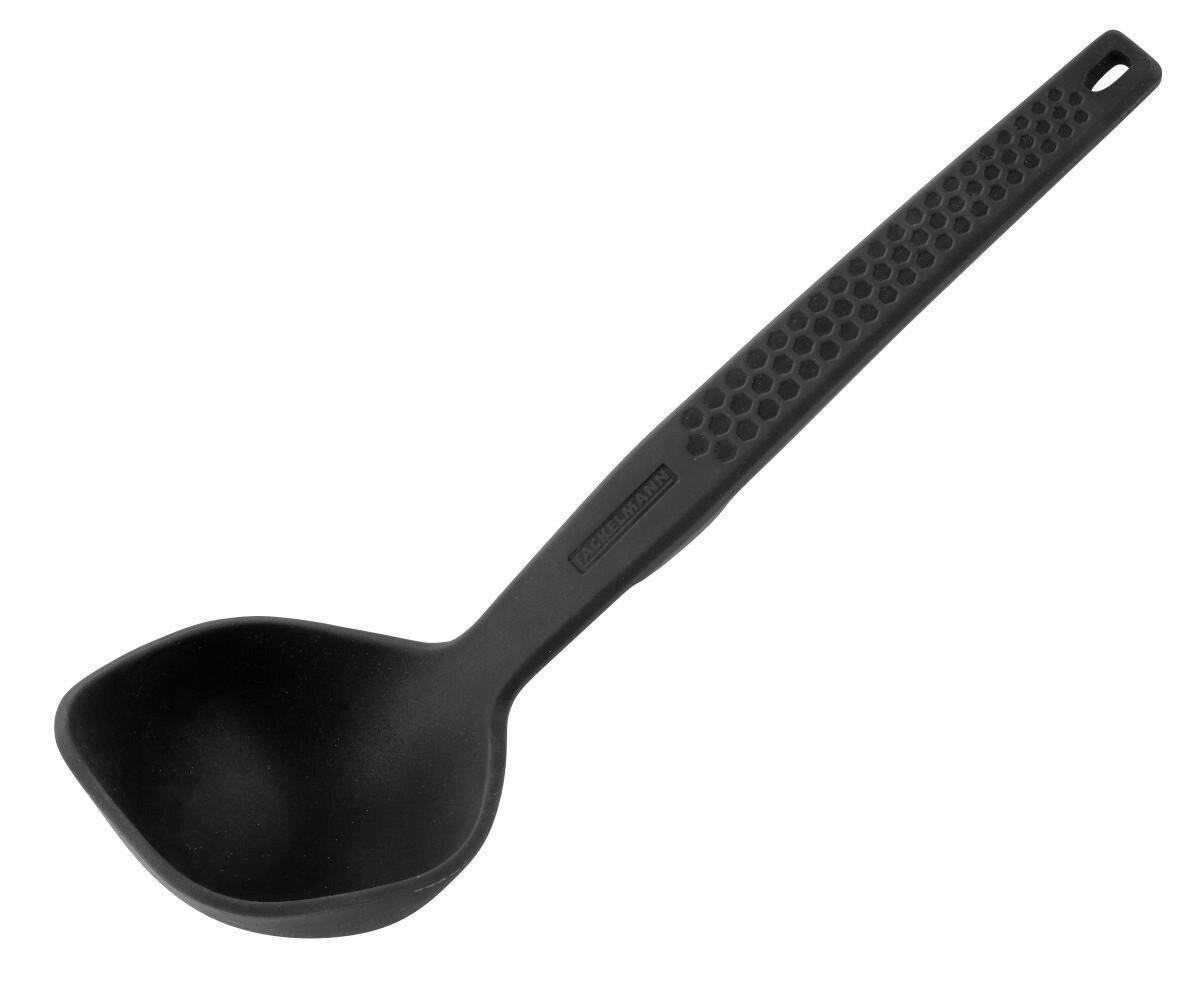 Schöpflöffel Statement in Dunkelgrau - Dunkelgrau, Kunststoff (28cm) - Fackelmann