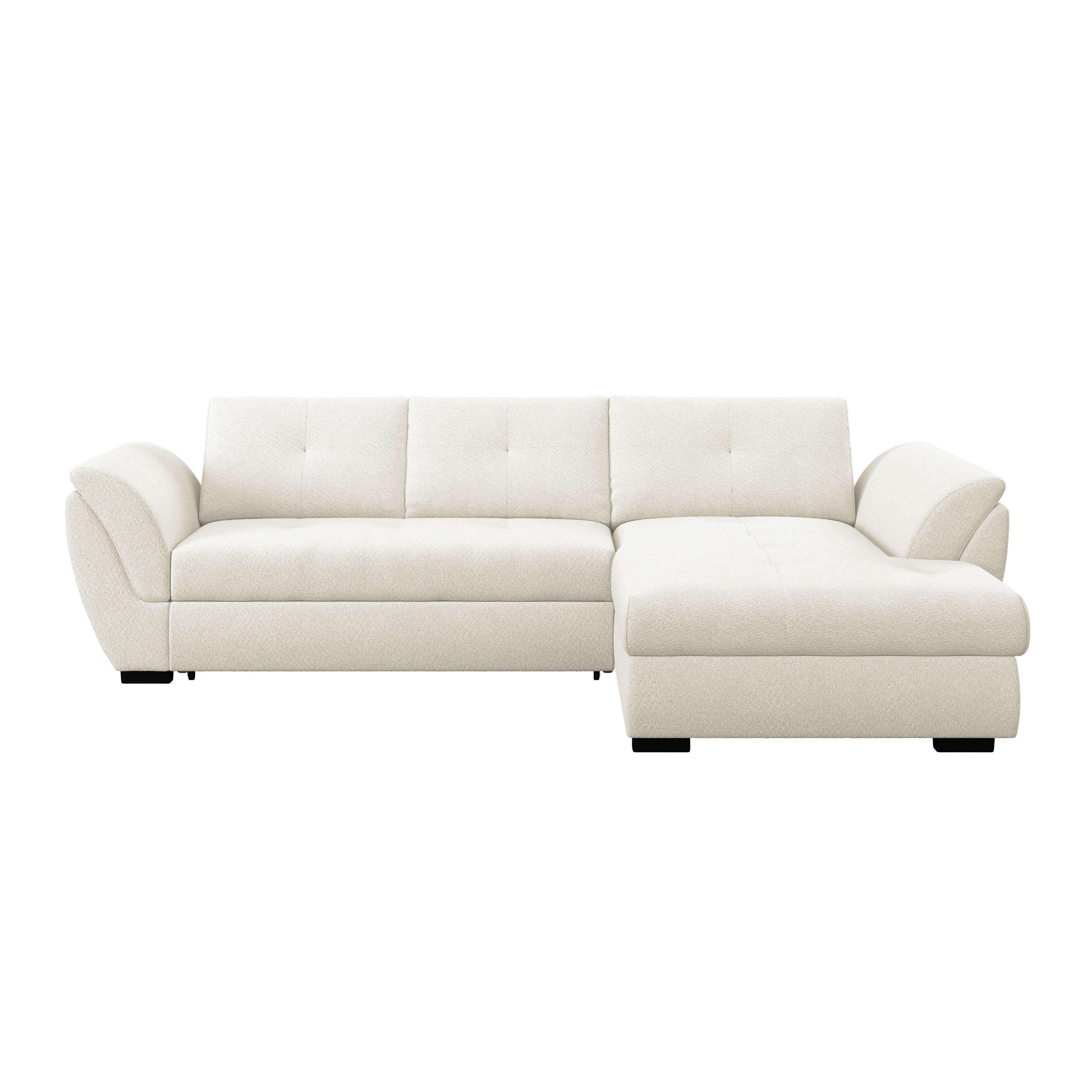 Kutna Garnitura Berisso - siva/crna, Konvencionalno, tekstil (278/187cm) - Ondega