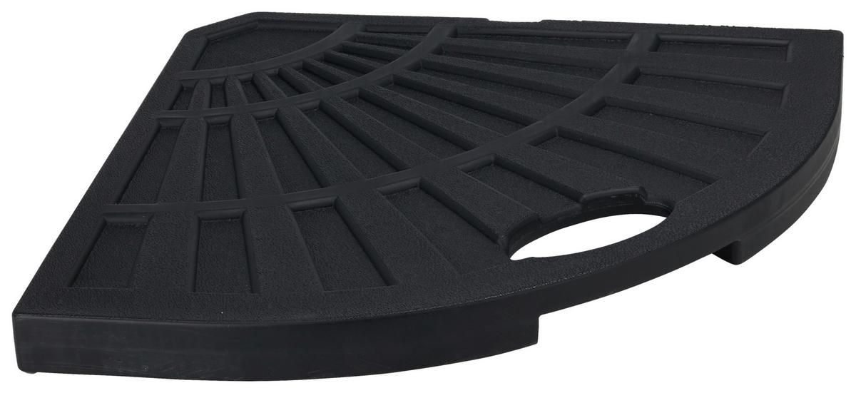 Napernyőtalp Nehezék Sonny - fekete, Basics, kő (51,5/5,5/51,5cm)