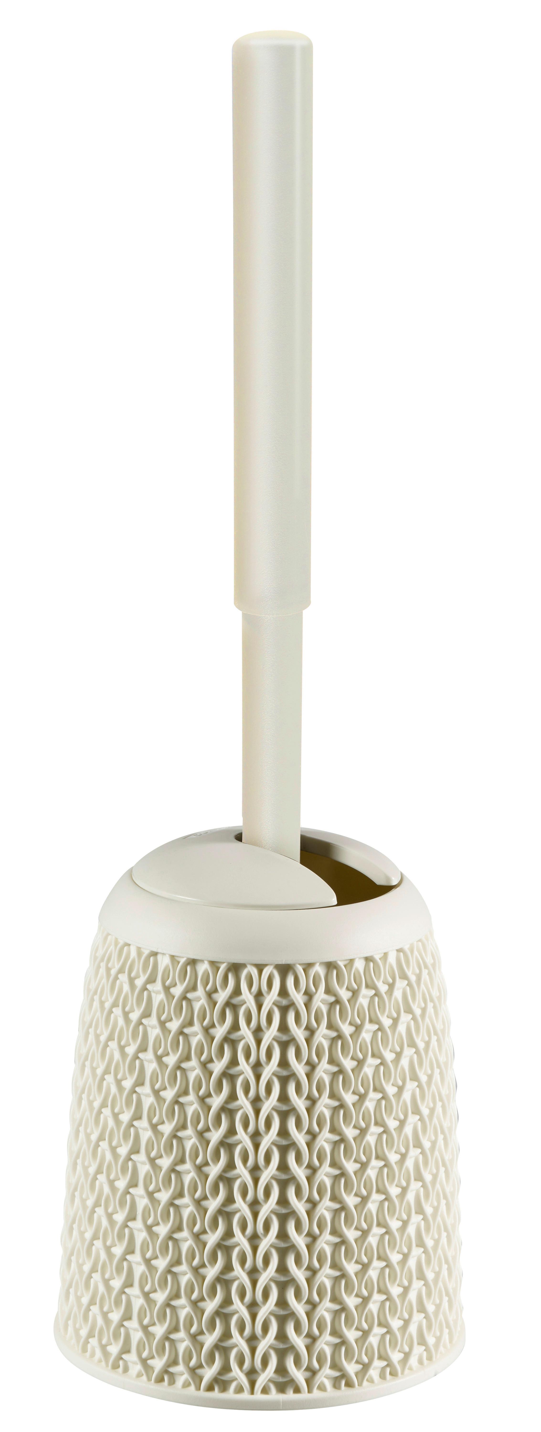 Wc Kefe 235055 Knit - fehér, műanyag (14,1/14,1/42,5cm) - Curver