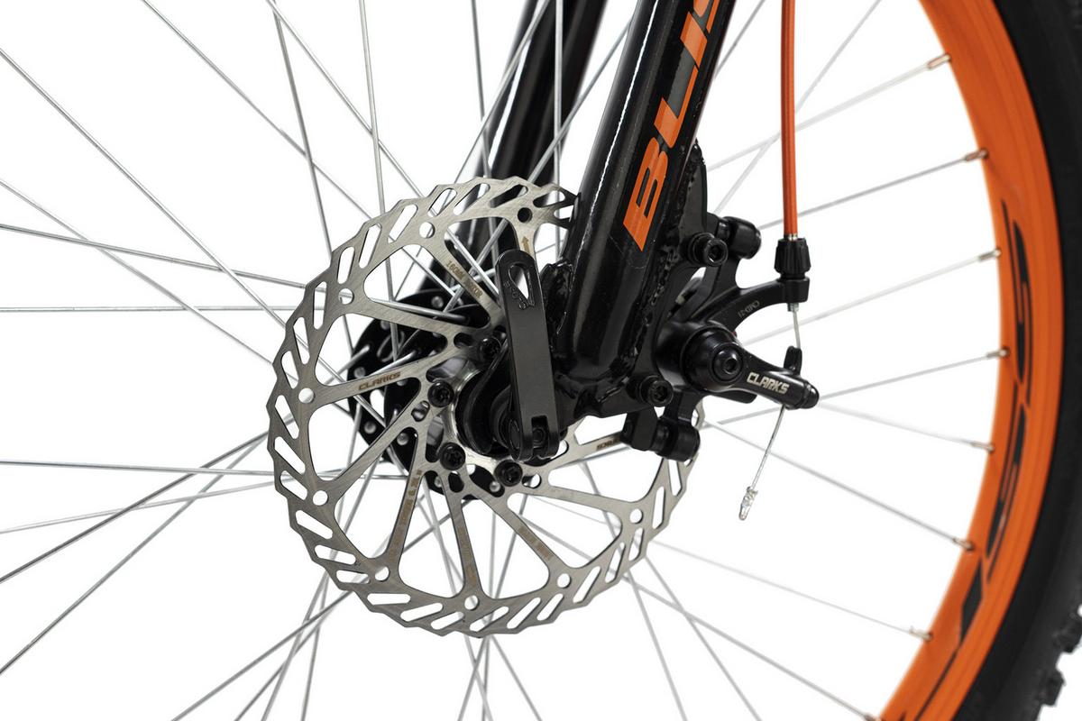 Kinderfahrrad MTB Fully 24" Bliss RH 38cm - Schwarz/Orange, Basics, Metall (180/70/80cm) - KS Cycling