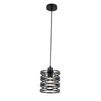 Függőlámpa Esila - fekete, Modern, műanyag/fém (17/120cm) - Mömax