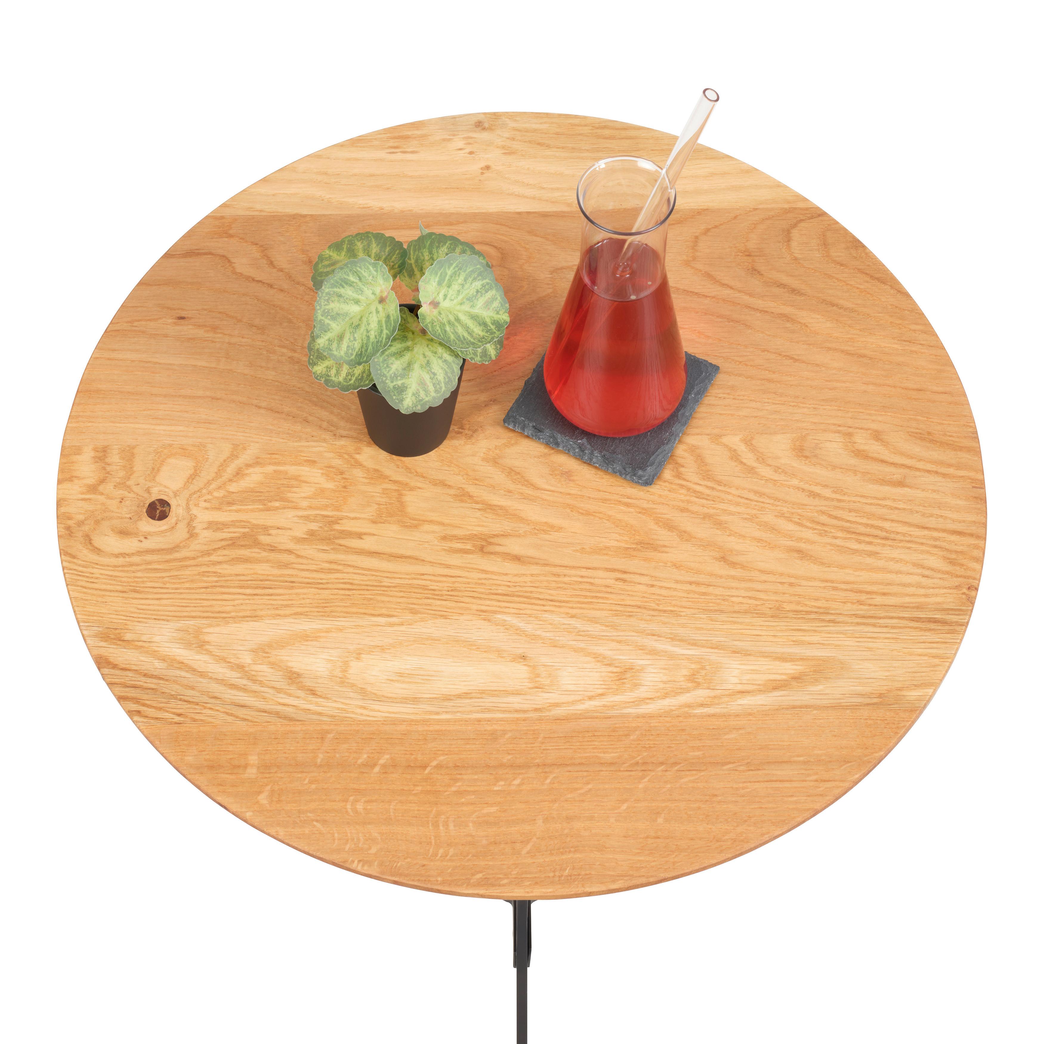 SOFFBORD MOMBASA 55 - naturfärgad, Klassisk, metall/trä (55/55/45cm) - Mömax