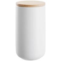 Ételtároló Doboz Svea-L - natúr színű/fehér, Modern, fa/kerámia (10/18cm) - Premium Living