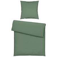 Bettwäsche Stone Washed Uni XL Jadegrün ca. 155x220cm - Jadegrün, MODERN, Textil (155/220cm) - Modern Living