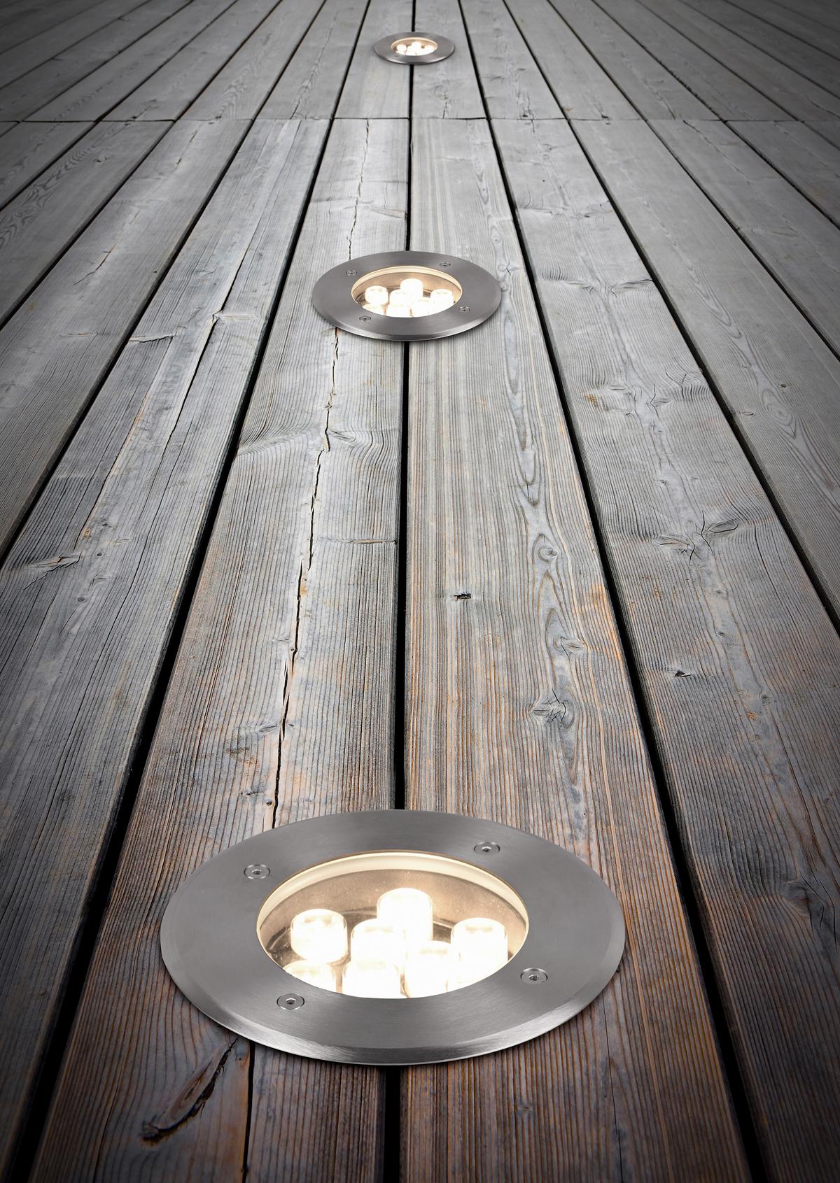 LED-Außenleuchte Belaja in Nickelfarben max. 9 Watt - Nickelfarben, Basics, Metall (16/12cm) - Trio Leuchten