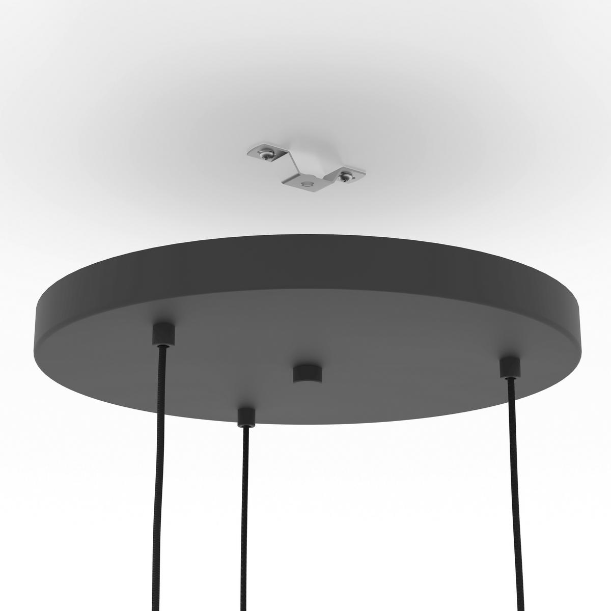 LAMPA WISZĄCA 900686* ROMAZZINA - czarny, Design, metal (46/110cm) - Eglo