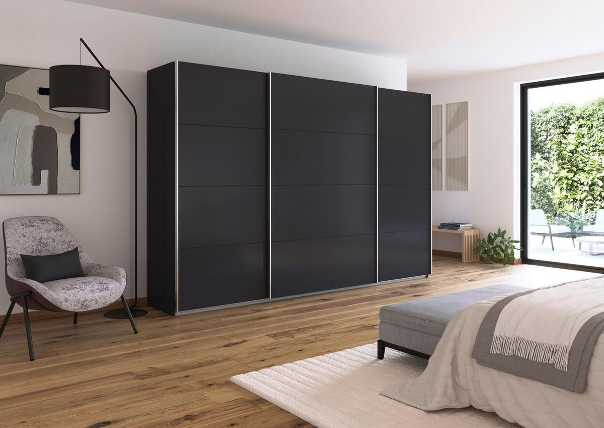 DULAP USI CULISANTE FELDKIRCH - antracit, Modern, material pe bază de lemn (315/210/62cm)