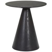 STOLIK BOCZNY MALTE - czarny, Trend, materiał drewnopochodny (40/40/40cm) - Xora