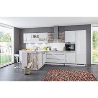 Tervezhető Konyha Flash - magnólia/fekete, Modern, faalapú anyag - Nobilia