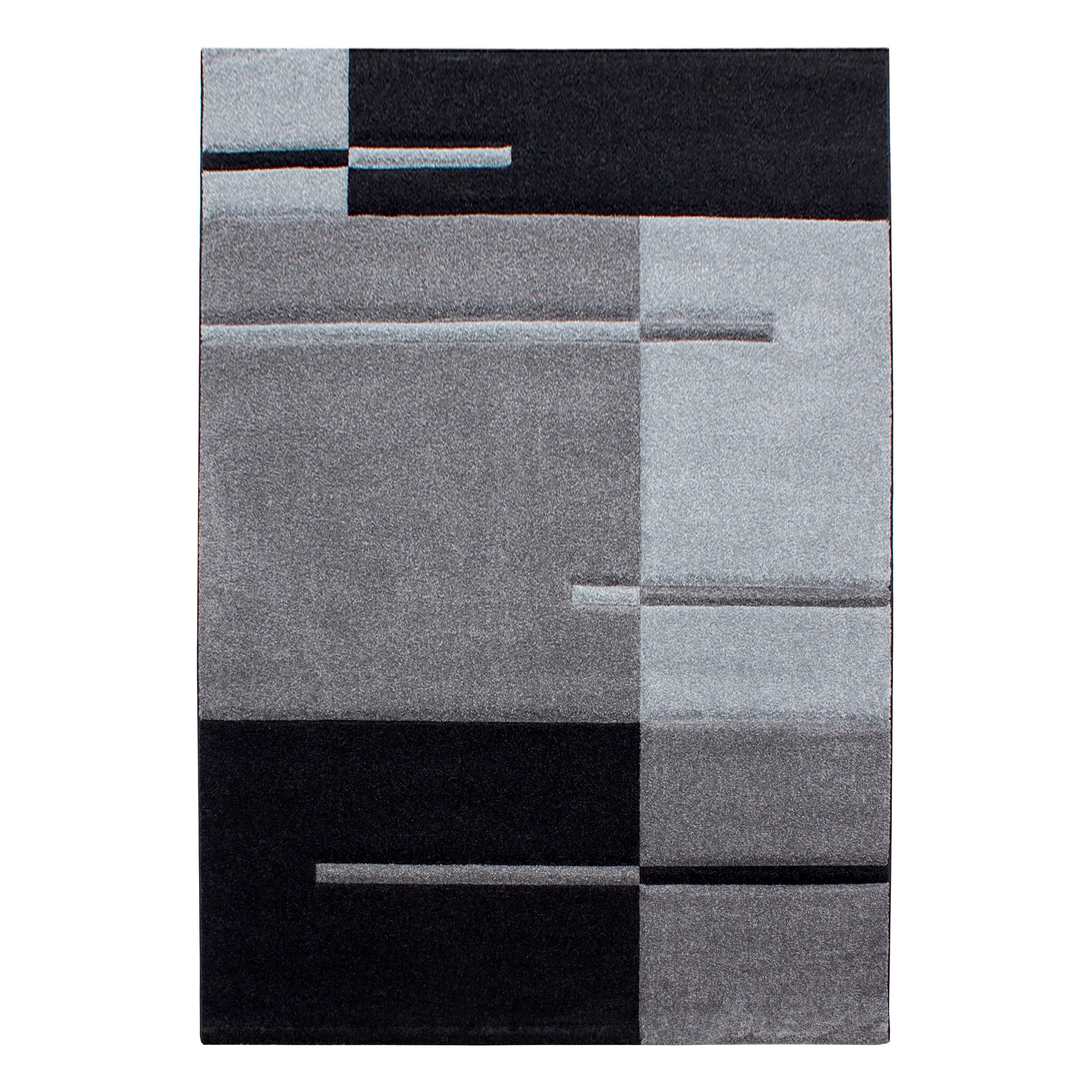 Flachwebeteppich Hawaii Grau ca. 140x200cm - Grau, Basics, Textil (140/200cm) - Ayyildiz 