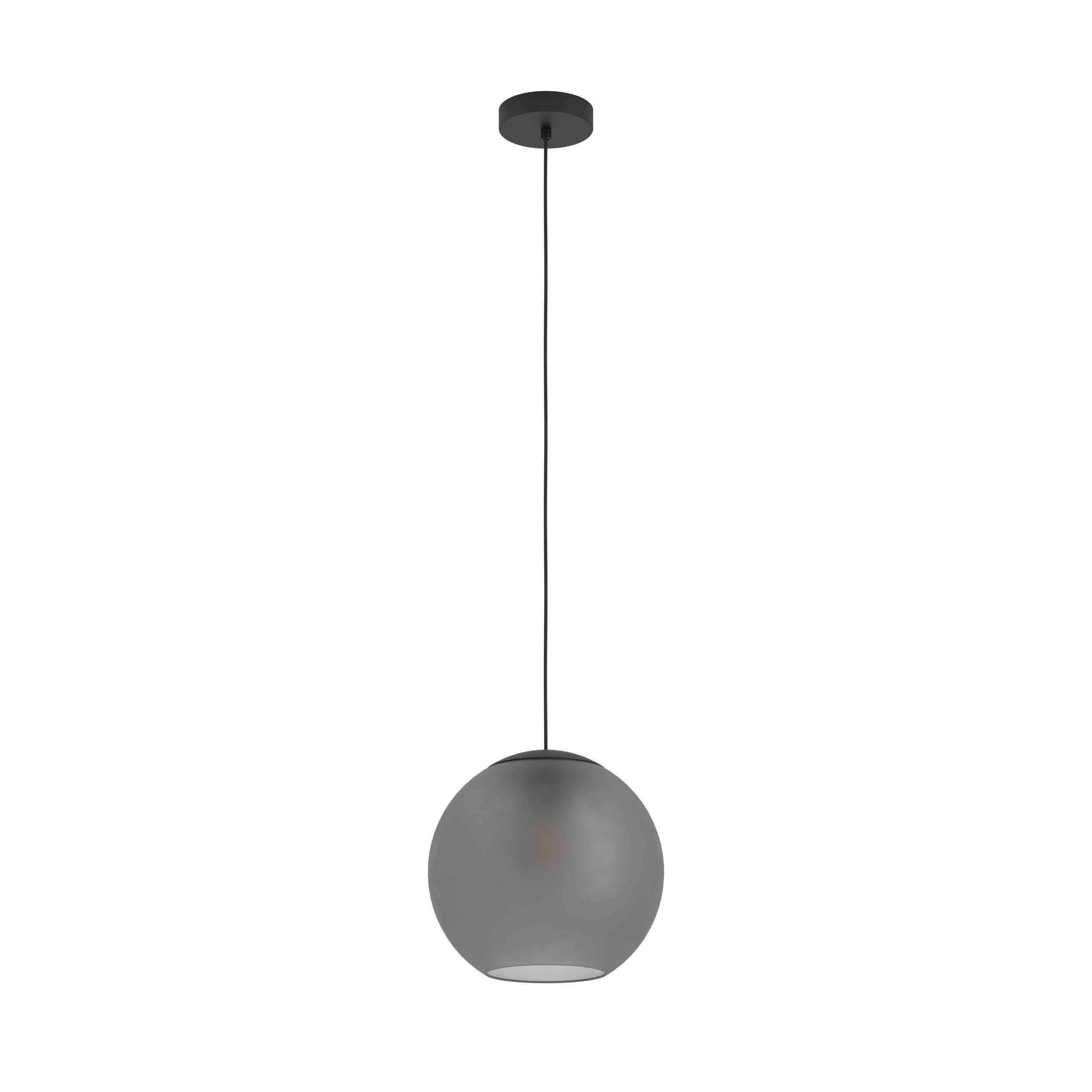 LAMPA WISZĄCA 390212* ARANGONA - czarny/szary, Design, metal/szkło (30/150cm) - Eglo