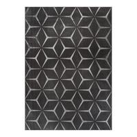 Flachwebeteppich Calma 225 Anthrazit 200x290 Cm - Anthrazit, Basics, Textil (200/290cm) - Kayoom