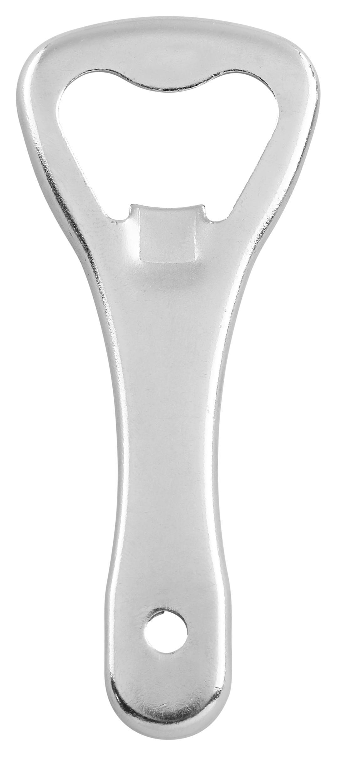 Flaschenöffner Linus aus Edelstahl - Edelstahlfarben, KONVENTIONELL, Metall (9cm)