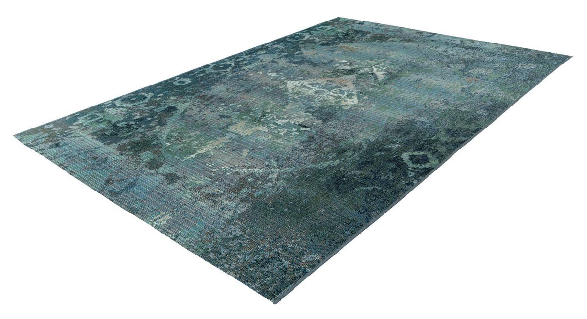 OUTDOORTEPPICH MY GOBELINA - Weiss/Hellblau, Design, Textil (80/150cm) - Novel