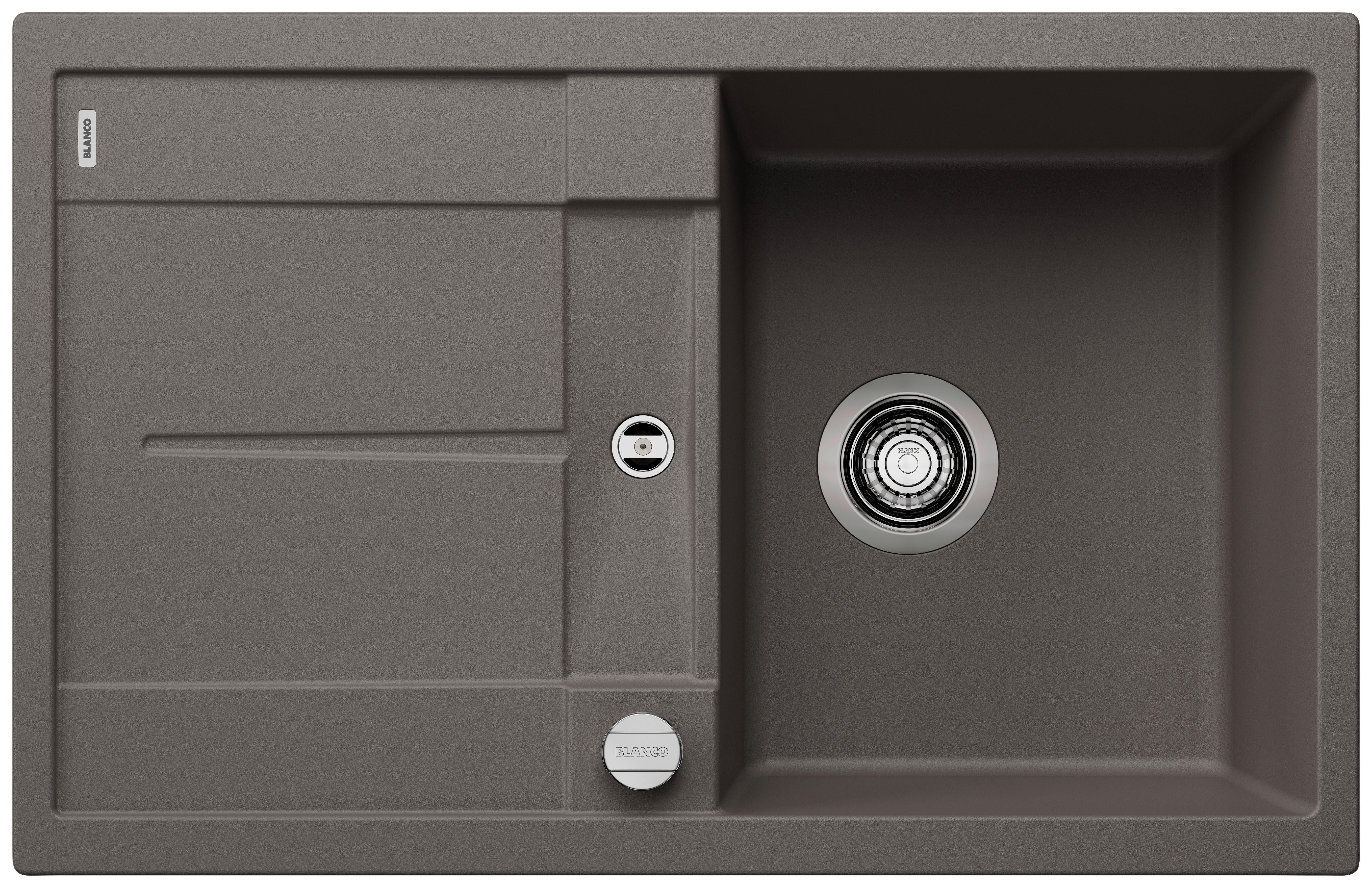 Spüle 527288 Grau - Grau, MODERN, Stein (78/50cm) - Blanco