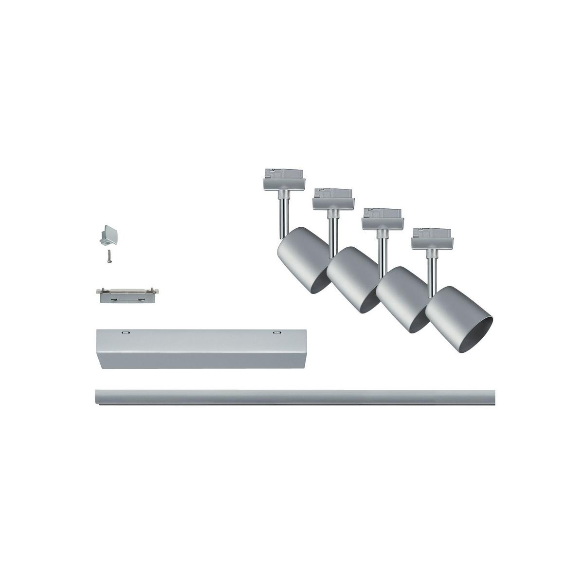 Schienensystem-Strahler Starter Set Cover max. 10 Watt - Design (120cm) - Paulmann
