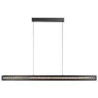 LAMPA WISZĄCA LED G51450/06 BANDA - czarny, Design, metal/szkło (115/6,5/150cm) - Brilliant