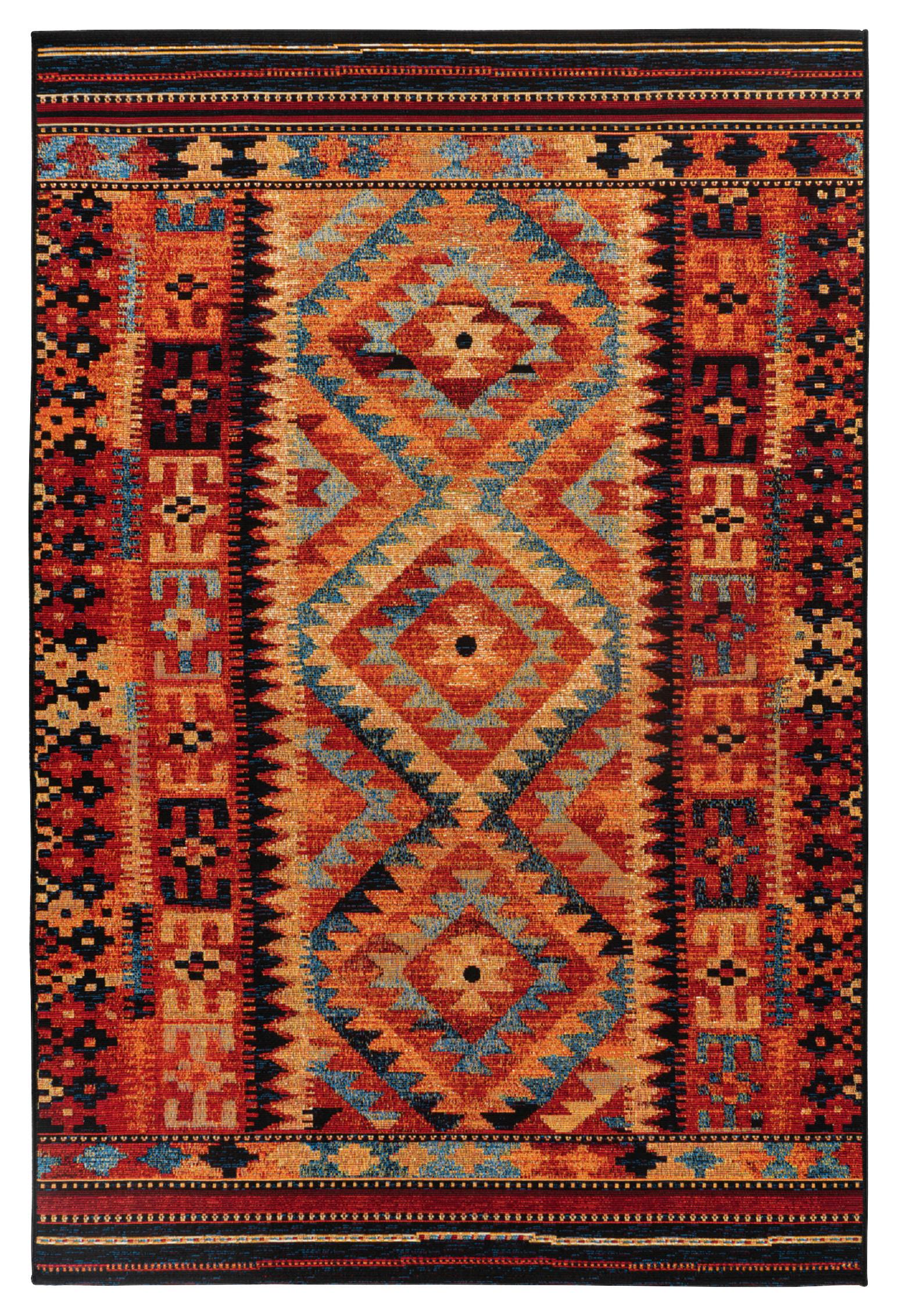 Outdoorteppich my Gobelina Multicolor/Rot ca. 160x230cm - Rot/Multicolor, Design, Textil (160/230cm) - Obsession