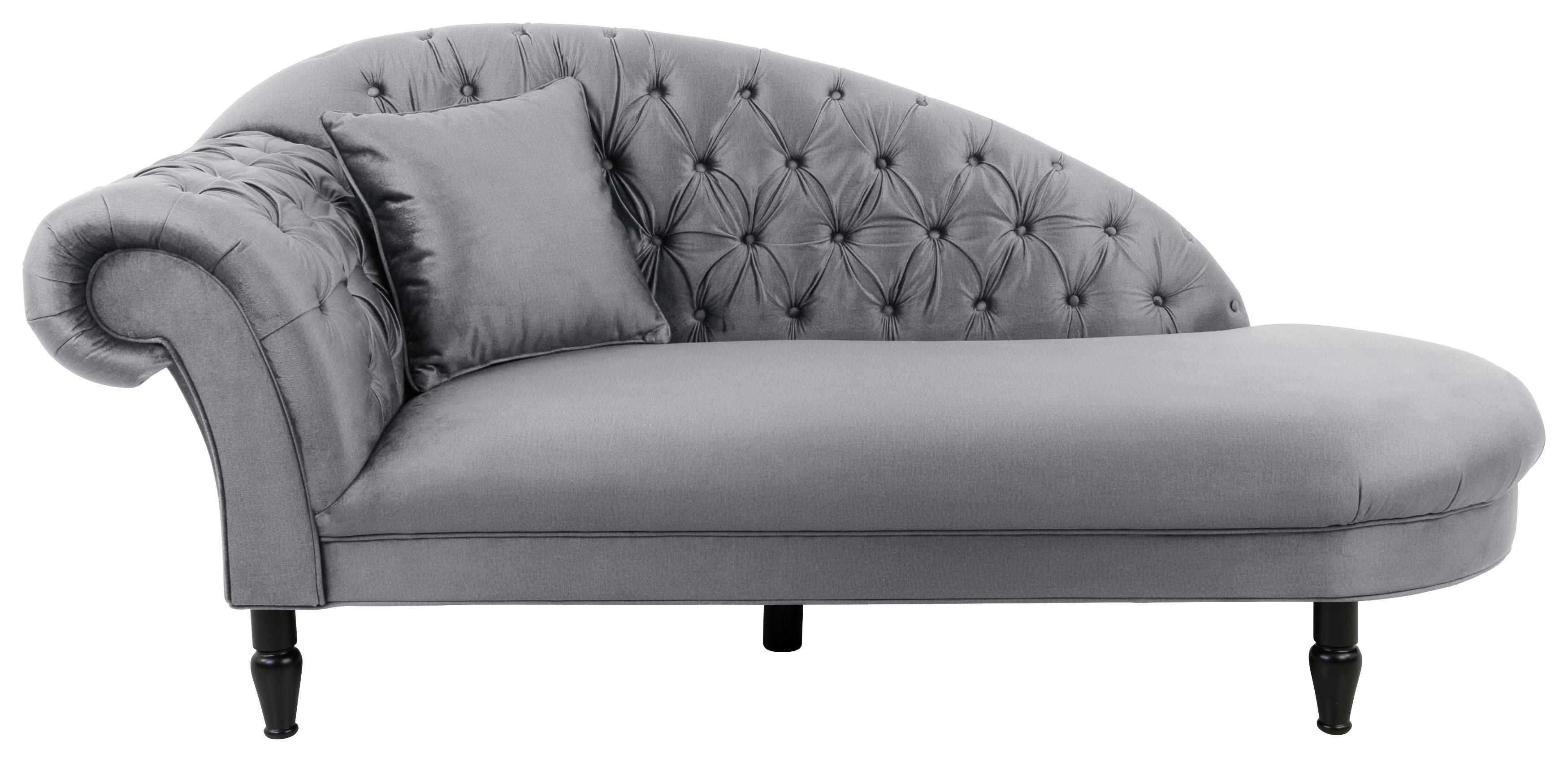 Damski Ležaj Cupido - siva/crna, Design, tekstil/drvo (216/91/103cm) - Mömax