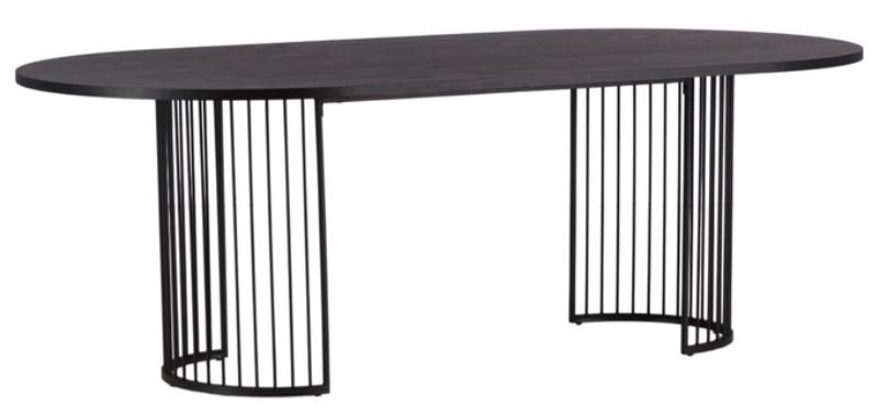 ESSTISCH HAMNEKSÄR - Schwarz, Design, Holz/Holzwerkstoff (220/110/75cm) - Livetastic