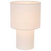 BORDSLAMPA STOFLI - vit/naturfärgad, Modern, metall/textil (28/44cm) - Mömax