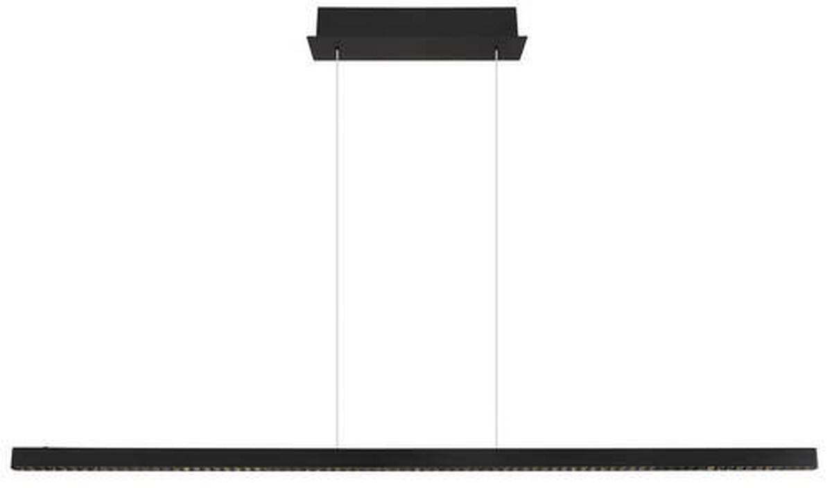 LAMPA WISZĄCA LED 17013H1B - czarny/przezroczysty, Design, tworzywo sztuczne/metal (150/9/120cm) - Globo