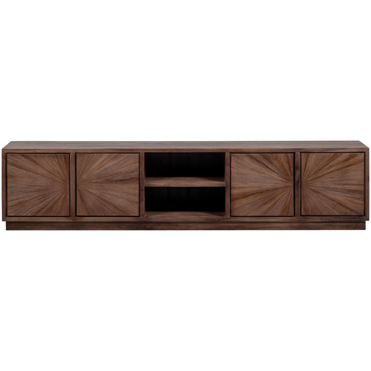LOWBOARD Sun Braun B: 200cm - Braun, Design, Holz (200/45/44cm) - Livetastic
