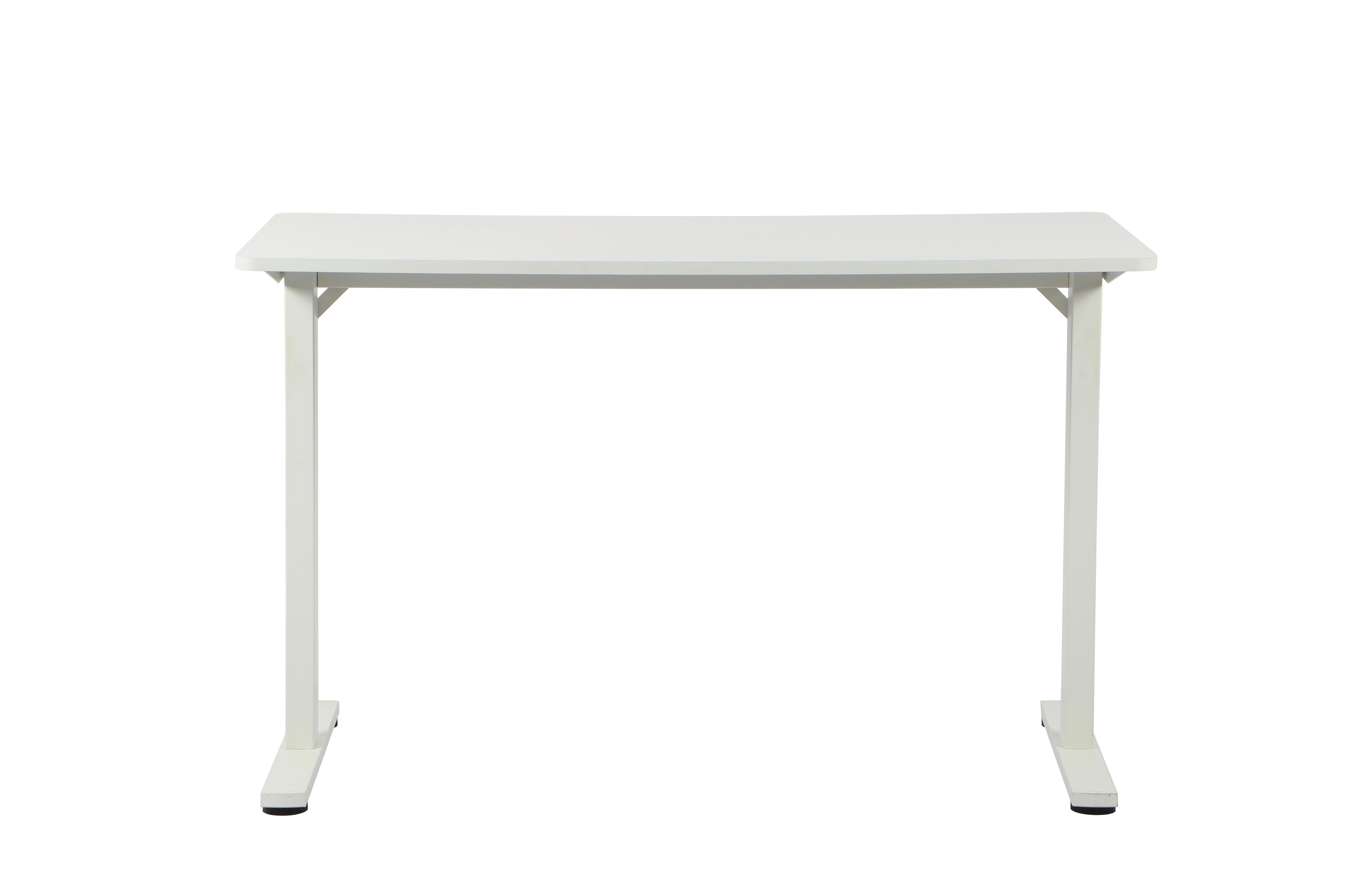 SKRIVBORD JANNIS - vit, Modern, metall/trämaterial (120/60/75cm) - Mömax
