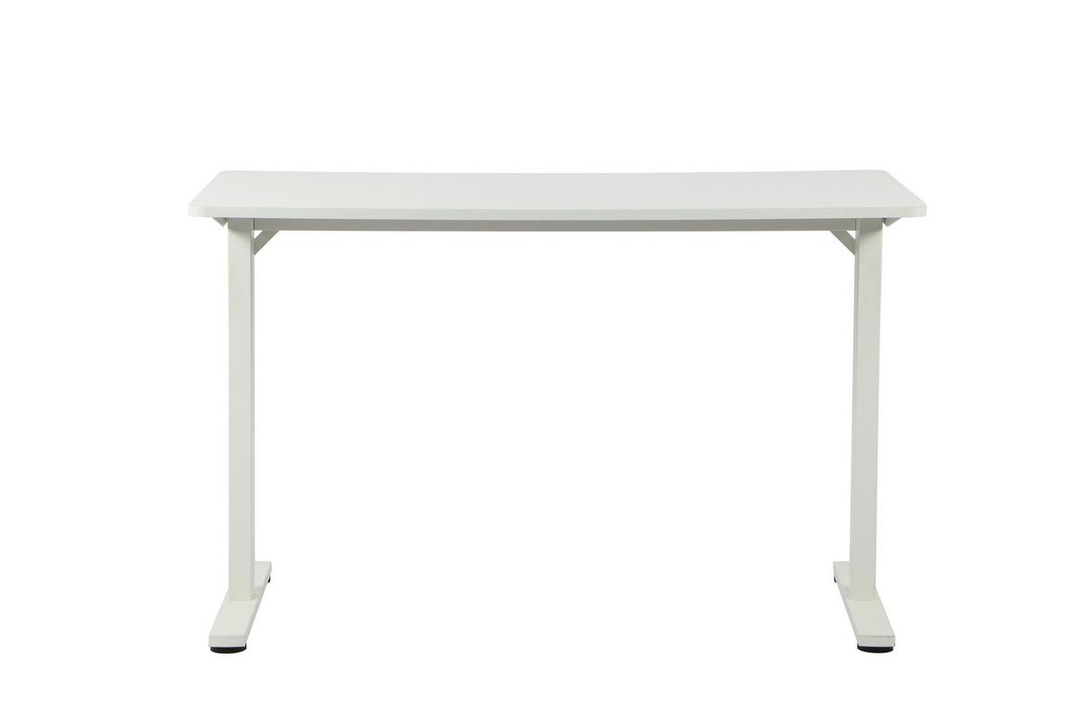 Schreibtisch Jannis Weiss ca. 120x60x75cm - blanc, Modern, métal/matériau de bois (120/60/75cm) - Mömax